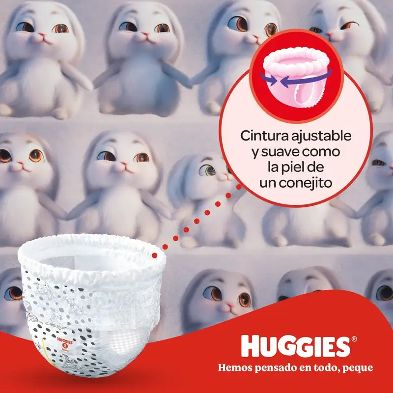 Huggies Little Movers Taille 3 (6-11 Kg) Disney Baby Diaper Briefs, 88 pièces