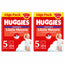 Huggies Little Movers Taille 5 (12-17 Kg) Disney Baby Diaper Briefs, 104 pièces, pack 2