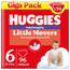 Huggies Little Movers Taille 6 (15-25 Kg) Disney Baby Diaper Briefs, 96 pièces