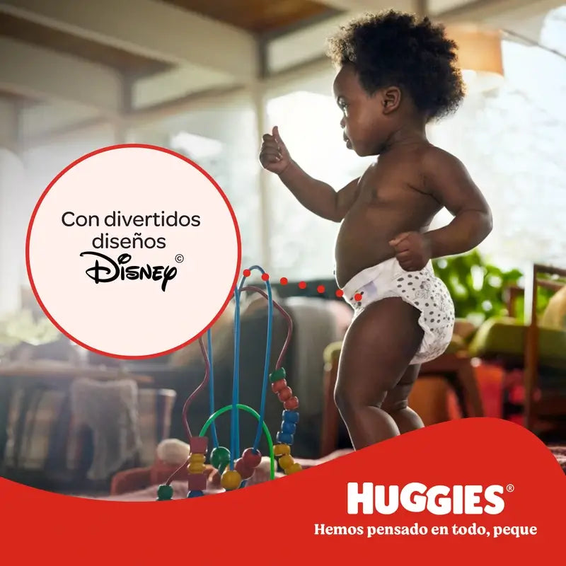 Huggies Little Movers Taille 6 (15-25 Kg) Disney Baby Diaper Briefs, 96 pièces