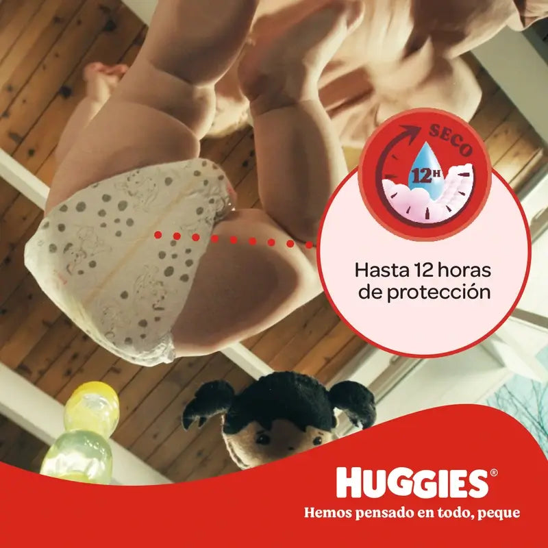 Huggies Little Movers Taille 6 (15-25 Kg) Disney Baby Diaper Briefs, 96 pièces