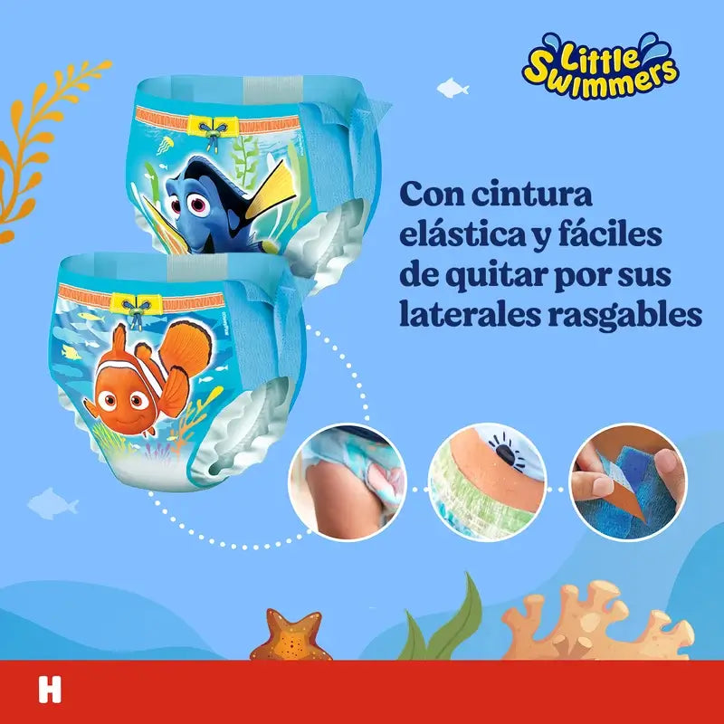 Huggies Little Swimmers taille 5-6 (12-18 kg), couches-maillots de bain, 11 unités
