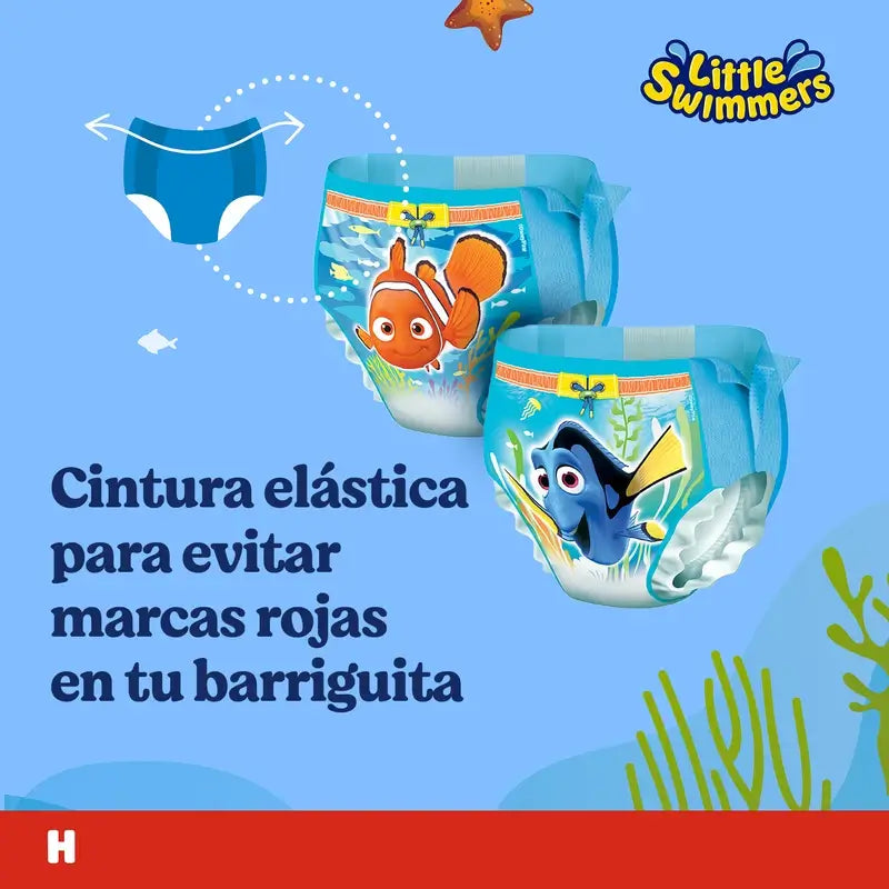 Huggies Little Swimmers taille 5-6 (12-18 kg), couches-maillots de bain, 11 unités