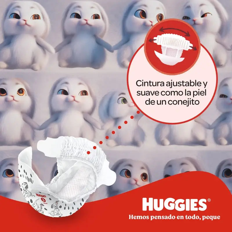 Huggies Little Movers Taille 4 (7-18 Kg) Couche pour bébé Disney, 150 Pcs.