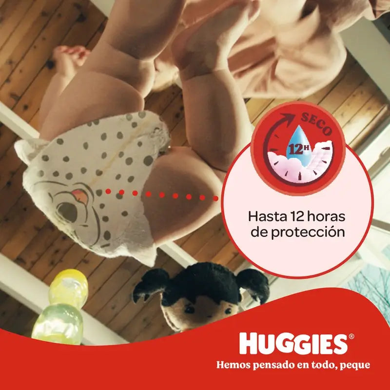 Huggies Little Movers Taille 6 (15-30 Kg) Couche pour bébé Disney, 102 unités