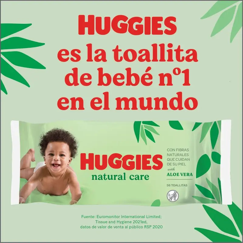 Huggies Natural Care Wipes , 56 pcs.