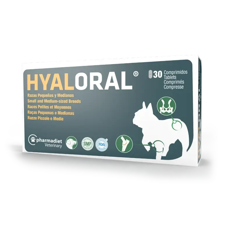 Hyaloral Chien de Petite et Moyenne Race, 30 comprimés