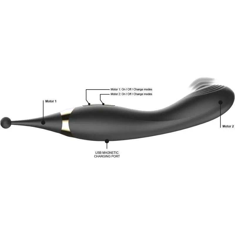Ibiza Technology Stimulateur de clitoris interchangeable et vibrateur de point G à pulsations