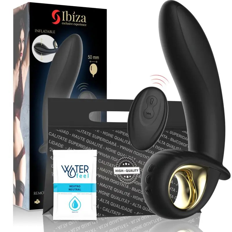 Vibrateur gonflable Anal/Vaginal télécommandé Ibiza Technology