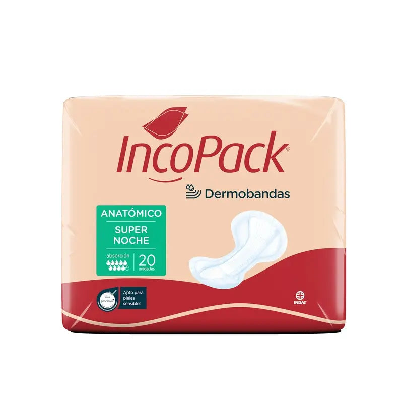 Incopack Anatomical Supernight, 80 unités