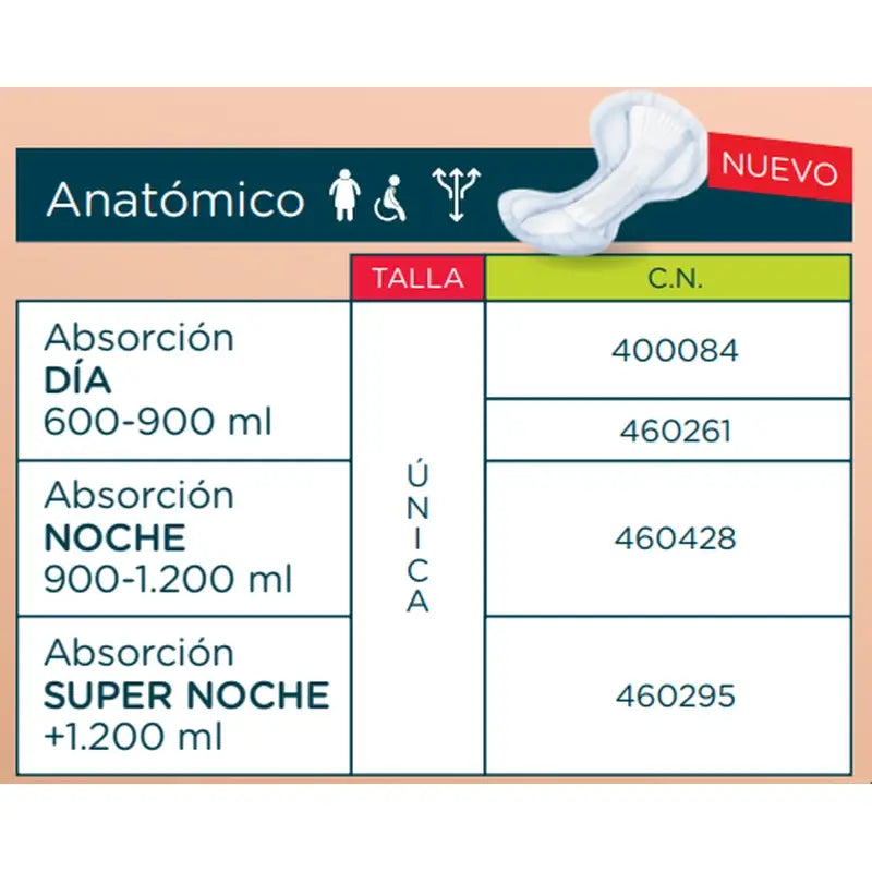 Incopack Anatomical Supernight, 80 unités