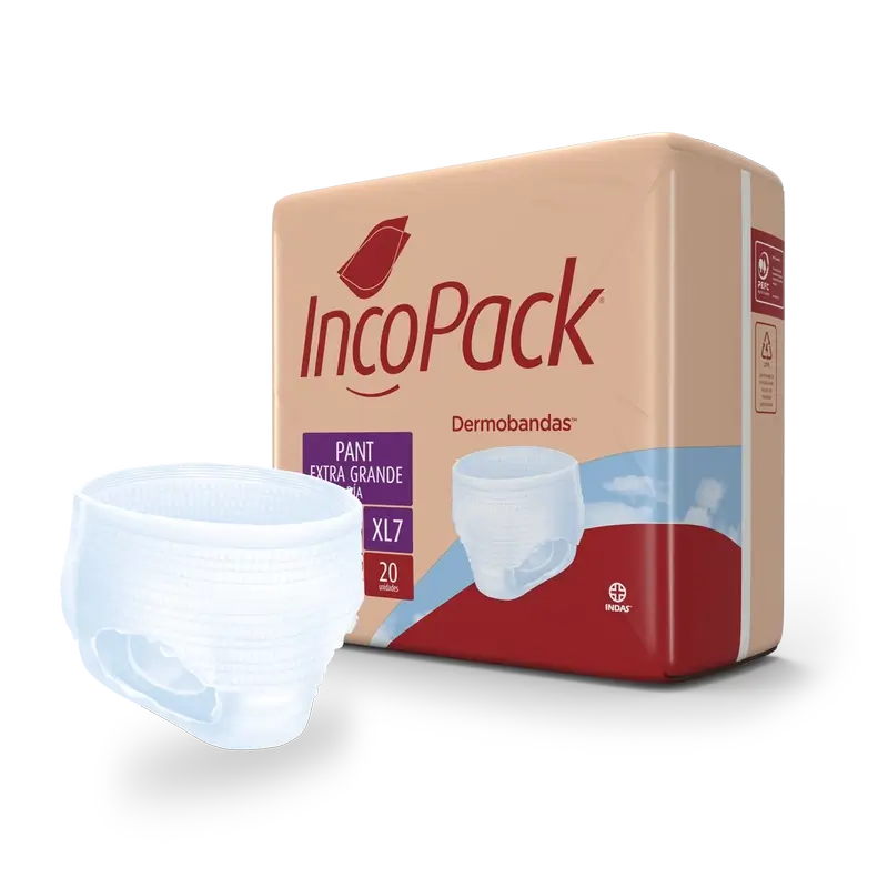 Incopack Absorbent Pantalon Jour Extra Large, 80 pcs.