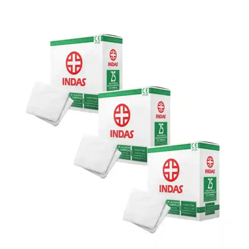 Indas Gaze stérile 400 Cm2 , 3X25 Pansements