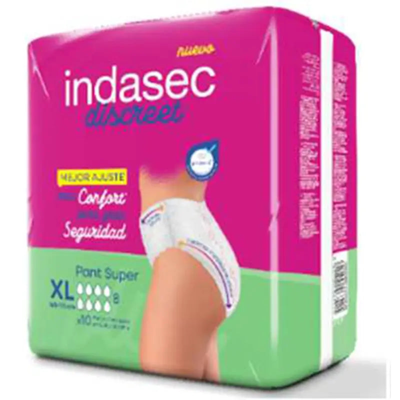 Indasec Discreet Pant Plus Xl, 12 unités