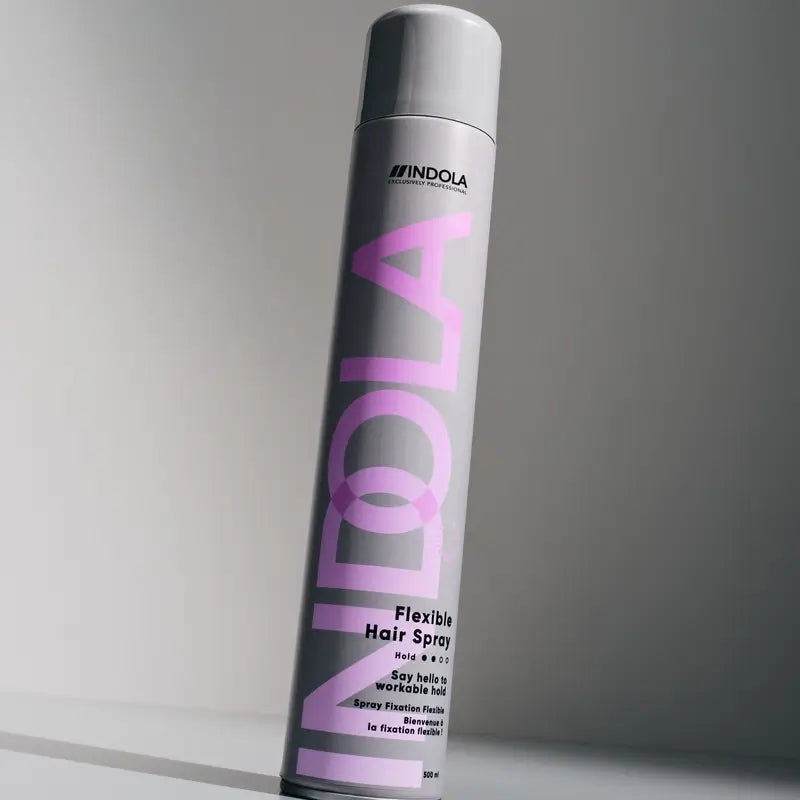 Indola Professional Spray pour cheveux à tenue flexible, 500 Ml