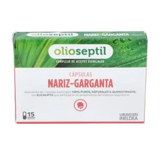 Ineldea Olioseptil Nose & Throat 15 Capsules