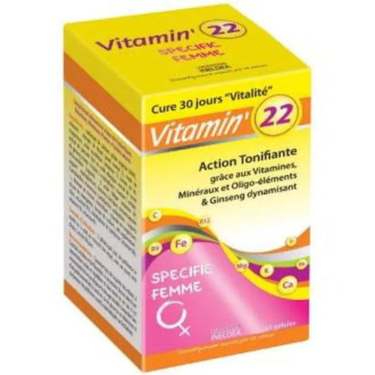 Ineldea Vitamin 22 Vitamins-Olig-Plants Women 60 Capsules