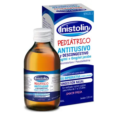 Inistolín Pediatric Antitussive and Decongestive Syrup 120 ml