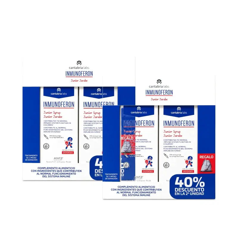 Inmunoferon Junior Sirop, 150 ml, lot de 2