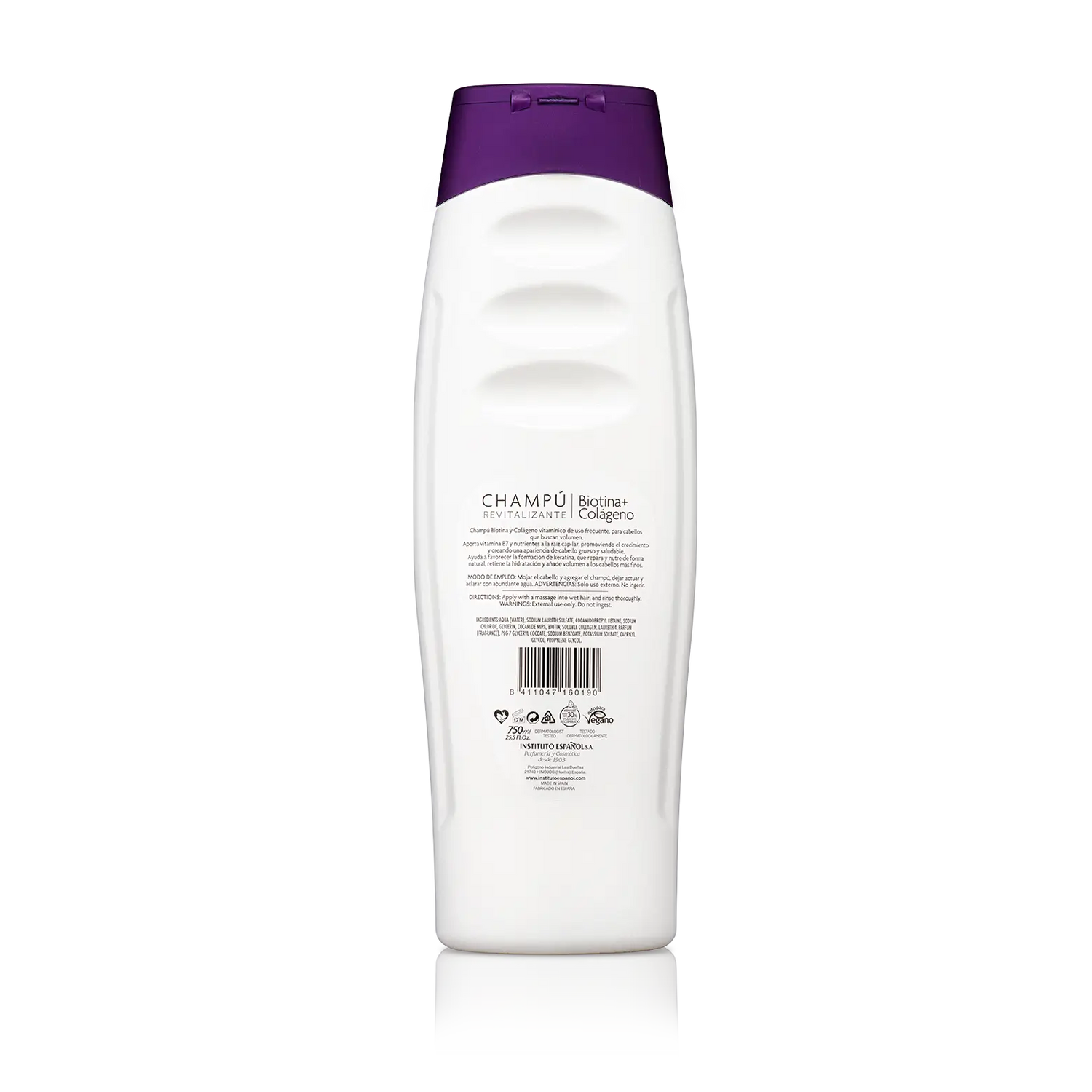 Instituto Español Shampooing à la biotine et au collagène - 750 ml