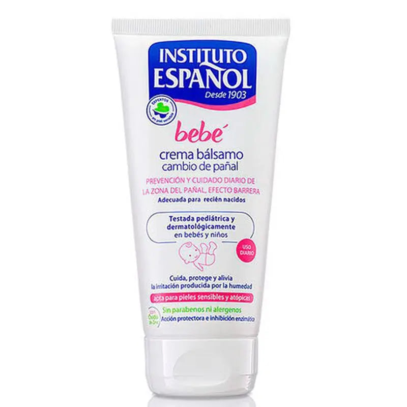 Instituto Español Baby Line Nappy Soothing Cream Tube, 150 ml