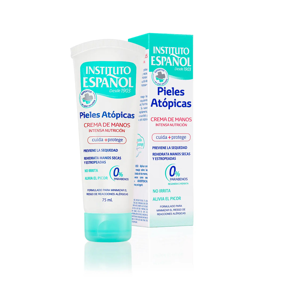 Instituto Español Packed Tube Atopic Skin Hand Cream 75 Ml