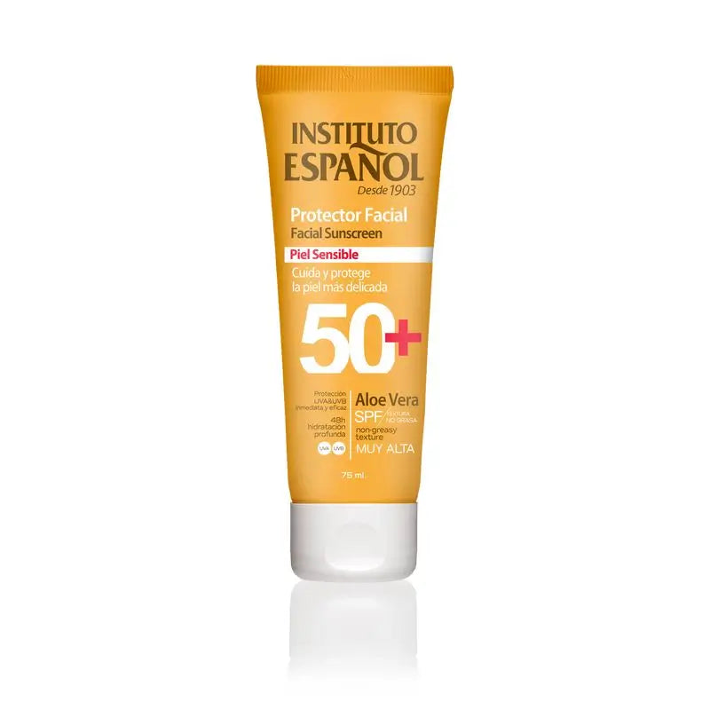 Instituto Español Facial Protection Tube for Sensitive Skin Spf50+ 75 Ml
