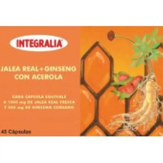 Integralia Royal Jelly + Ginseng with Acerola 45 Capsules