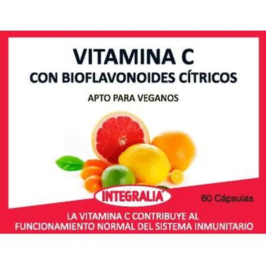 Integralia Vitamin C With Citrus Bioflavonoids 60 Capsules