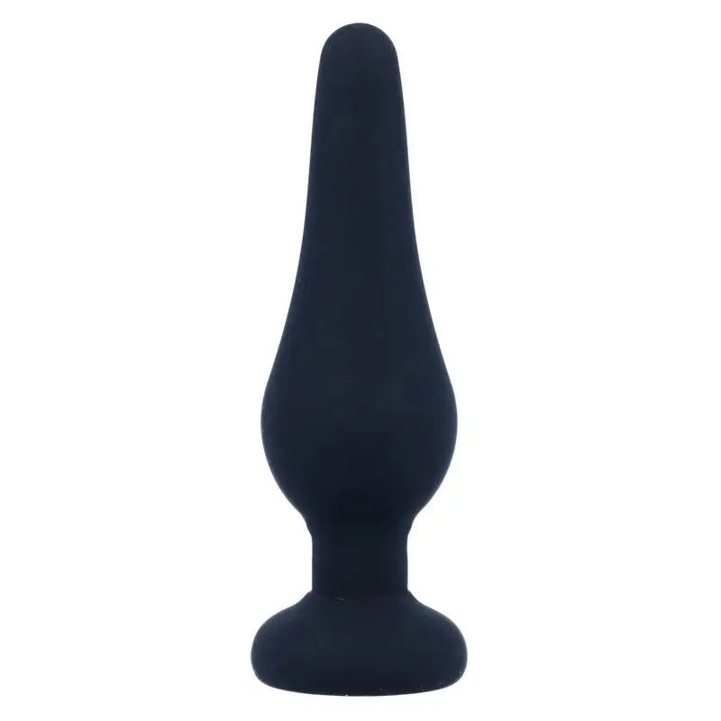 Intense Anal Toys Anal Plug Pipo S Silicone Black 9.8 Cm