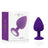Intense Anal Toys Shelki L Anal Plug Purple