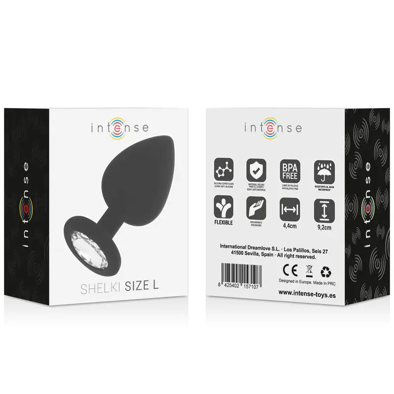 Intense Anal Toys Shelki L Anal Plug Noir