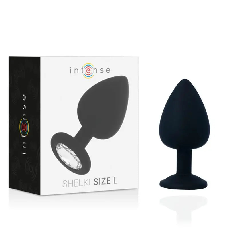 Intense Anal Toys Shelki L Anal Plug Black