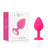 Intense Anal Toys Shelki M Anal Plug Fuchsia