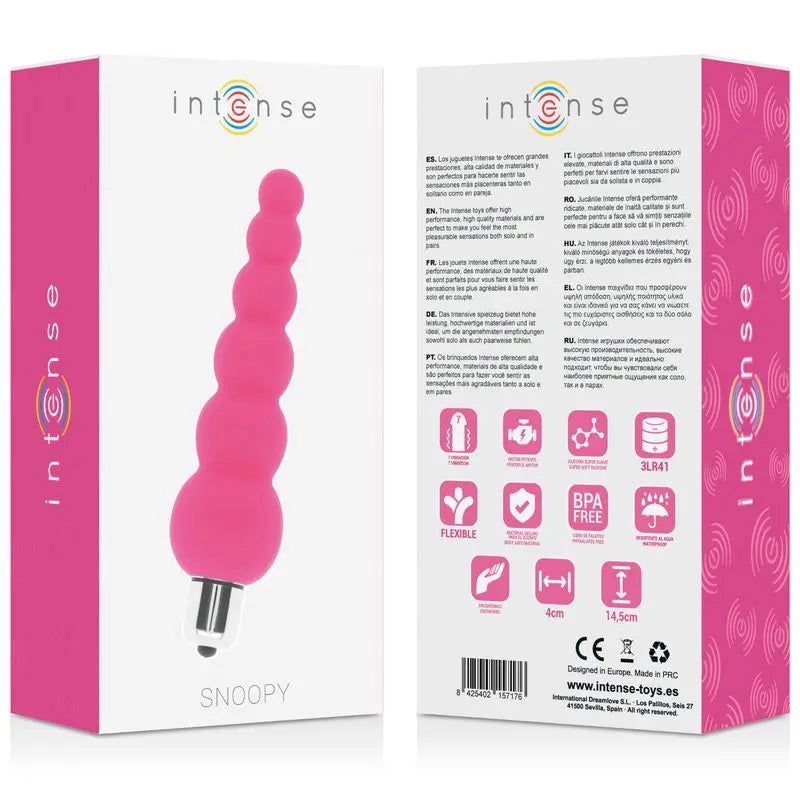 Jouets Anaux Intense Snoopy 7 Vitesses Silicone Intense Rose