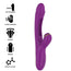 Intense Ateneo Rechargeable Multifunction Vibrator 7 Vibrations With Oscillating Tongue And Sucker Purple