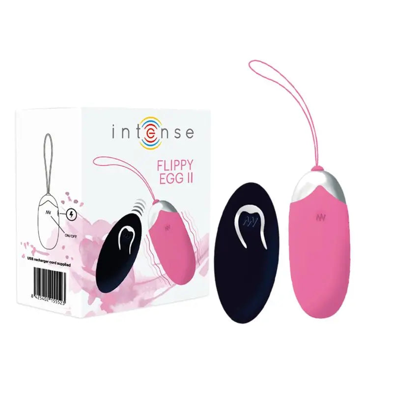 Intense Couples Toys Flippy Ii Rechargeable Remote Egg Pink