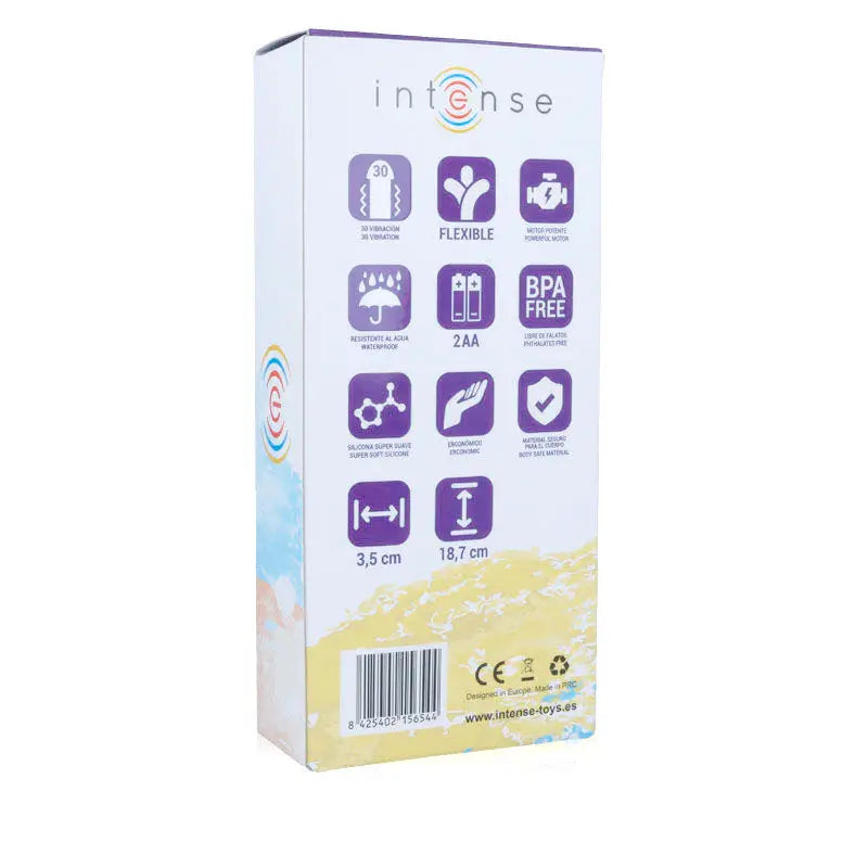 Intense Couples Toys Leo Vibrator Lilas Silicone Luxe