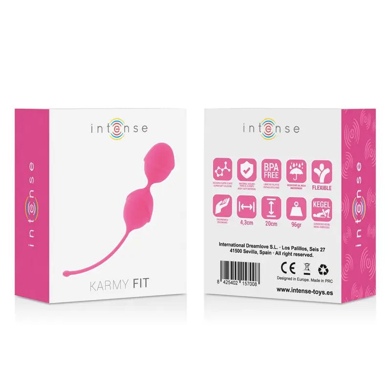 Intense Health & Fun Karmy Fit Kegel Silicone Fuchsia
