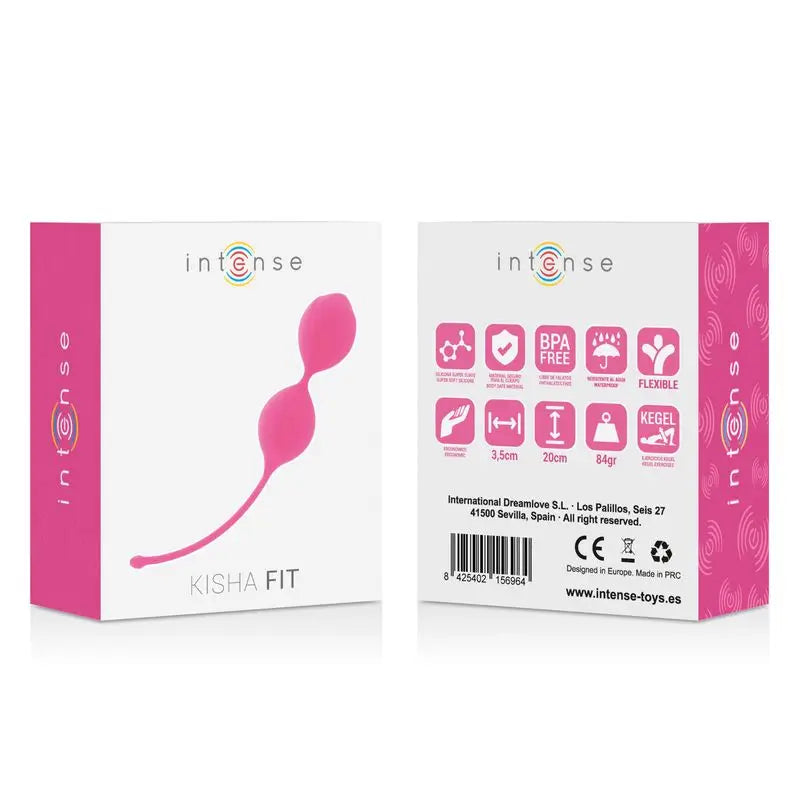 Intense Health & Fun Kisha Fit Silicone Kegel Fuchsia
