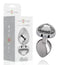 Intense Anal Plug Metal Aluminium Aluminium Heart White Size L