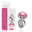Intense Anal Plug Metal Aluminium Heart Pink Size M