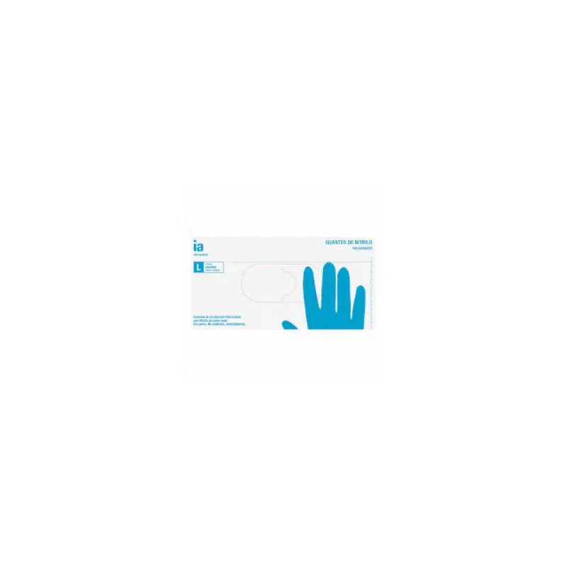 Interapothek Nitrile Gloves S/Po Size L, 100 pcs.