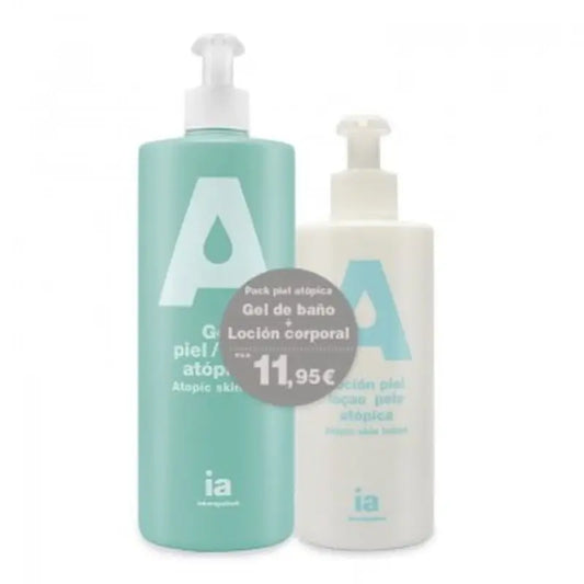 Interapothek Pack Gel 750 Ml + Lotion 400 Ml Atopic Skin