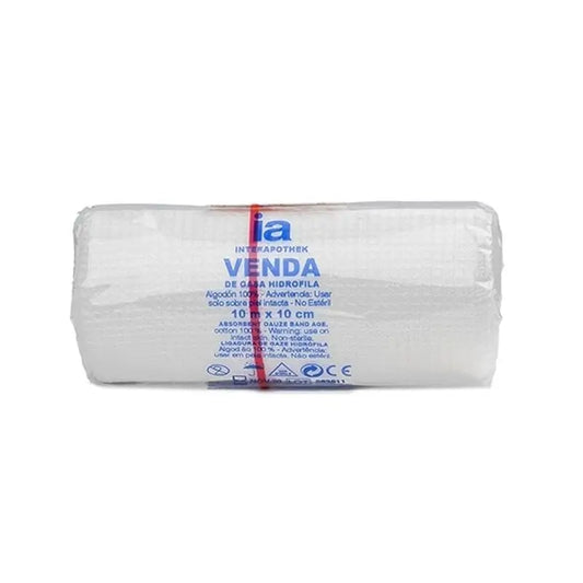 Interapothek Hydrophilic Gauze Bandage, 10X10cm