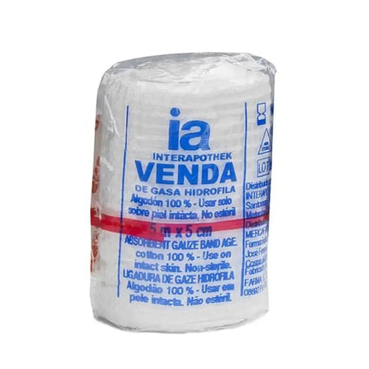 Interapothek Hydrophilic Gauze Bandage, 5X5cm