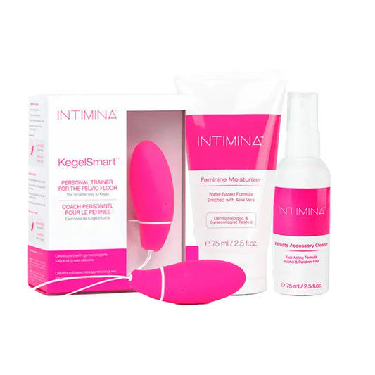 Intimina Kegelsmart + Intimina Hygienizantel Cleanser + Intimina Moisturizer, 12