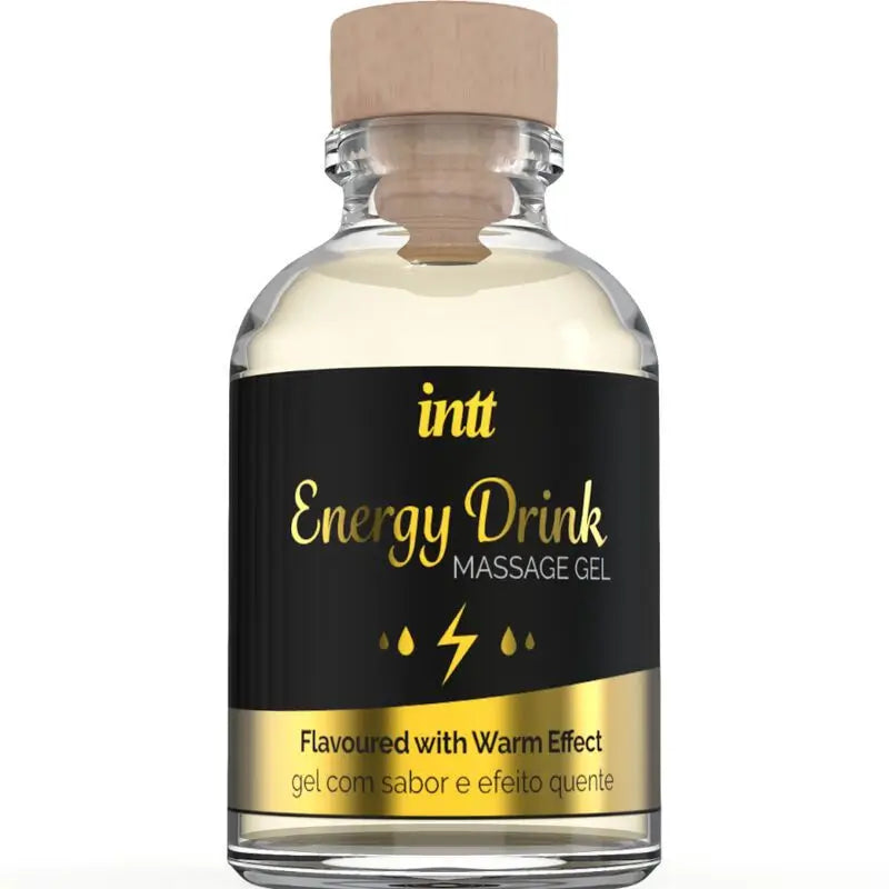 Intt Massage Gel with Energy Drink Flavour and Warming Effect