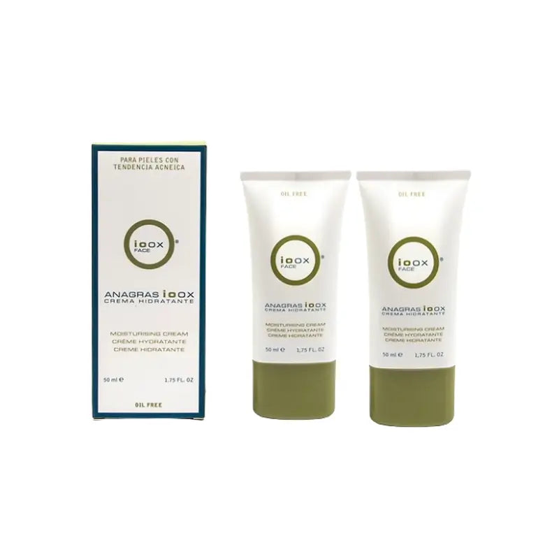 Ioox Anagras Moisturiser Pack 2 x 50 ml