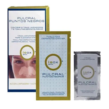 Ioox Pulcral Blackheads 6 Strips+6 Wipes